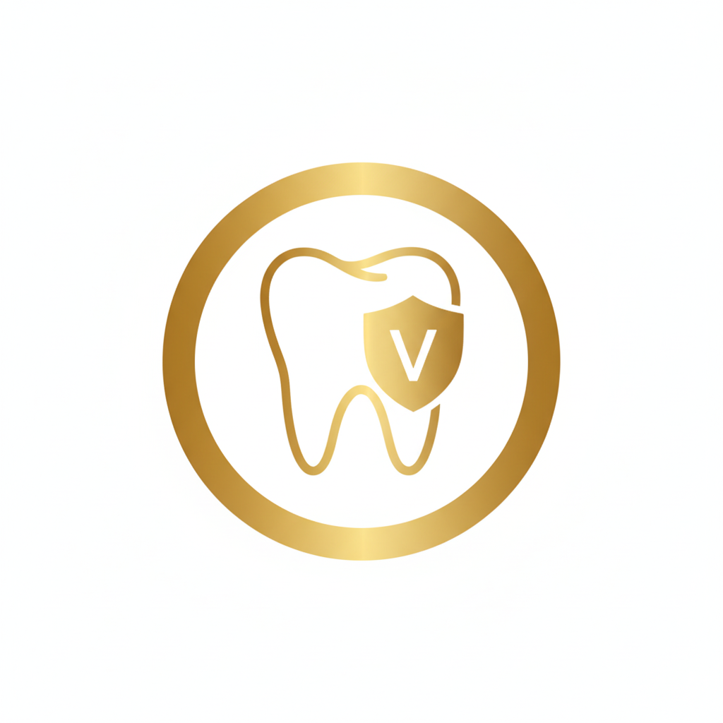 Gold Tooth Shield Icon